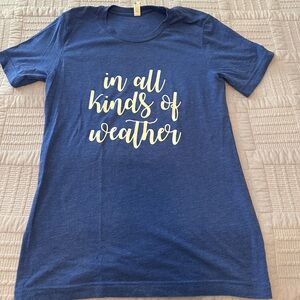 Stuart Simmons University of Florida Blue Graphic Tee - In All Kinds of Weather